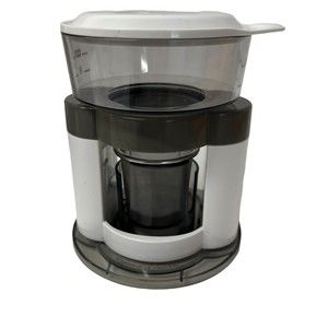 Coffee Maker Pour Over One Cup Brewer Linkind Automatic Portable White Black